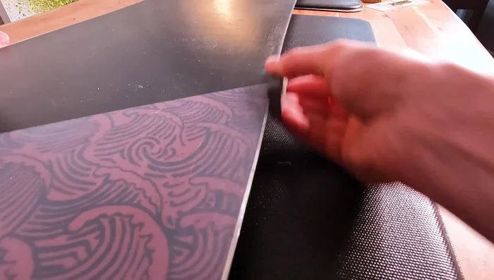 Rub the edges with a gummy stone to remove burrs and imperfections.