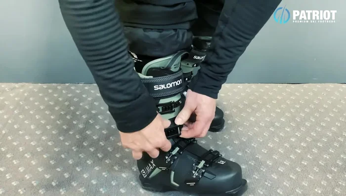 Fine-tune the tightness as your liners soften, focusing on the top two buckles.