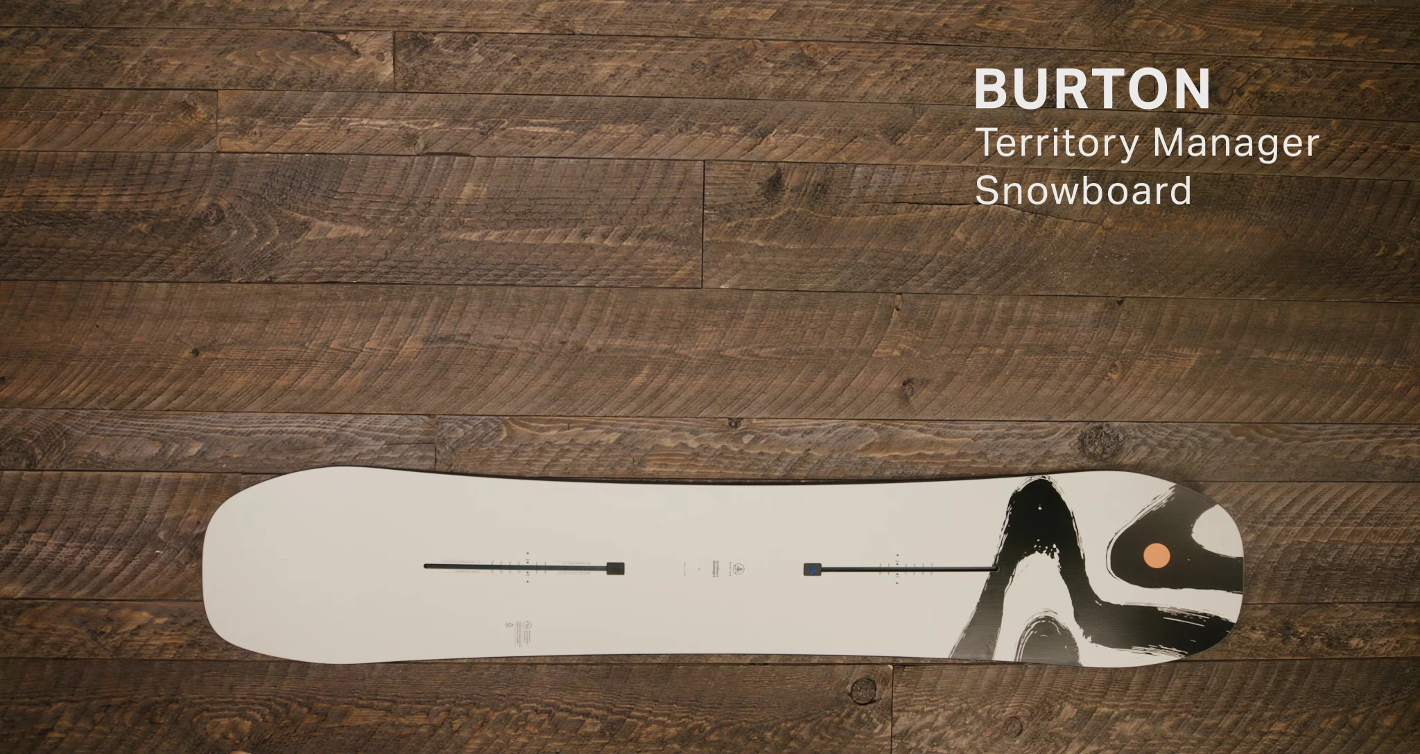 Close-up of the Burton Territory Manager snowboard