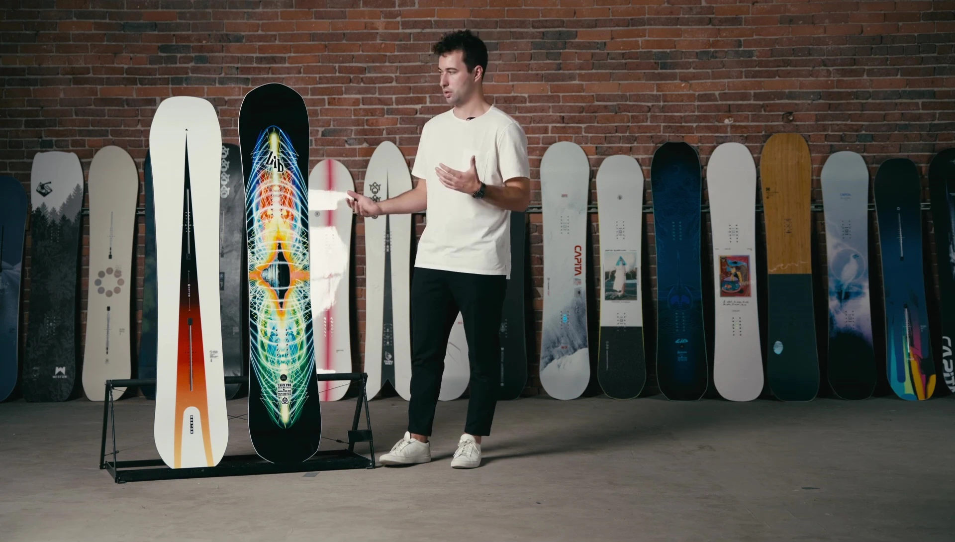 Final shot featuring both snowboards