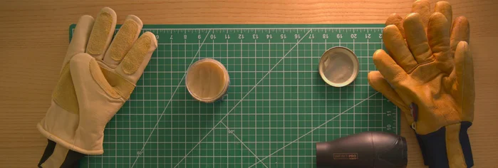 Allow to dry completely. Let the gloves air dry to allow the wax to fully penetrate the leather.