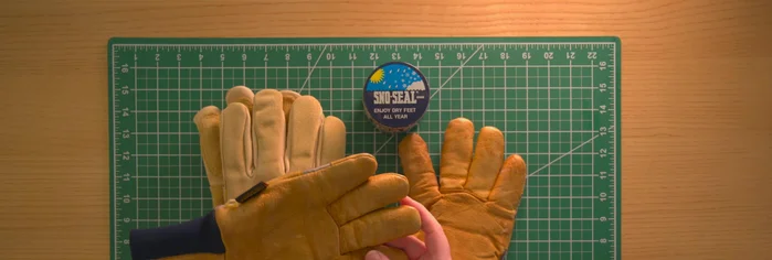 Prepare your gloves. Inspect for worn areas needing re-waterproofing.