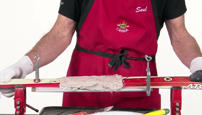 Carefully remove the mold after curing. Sand any excess filler.