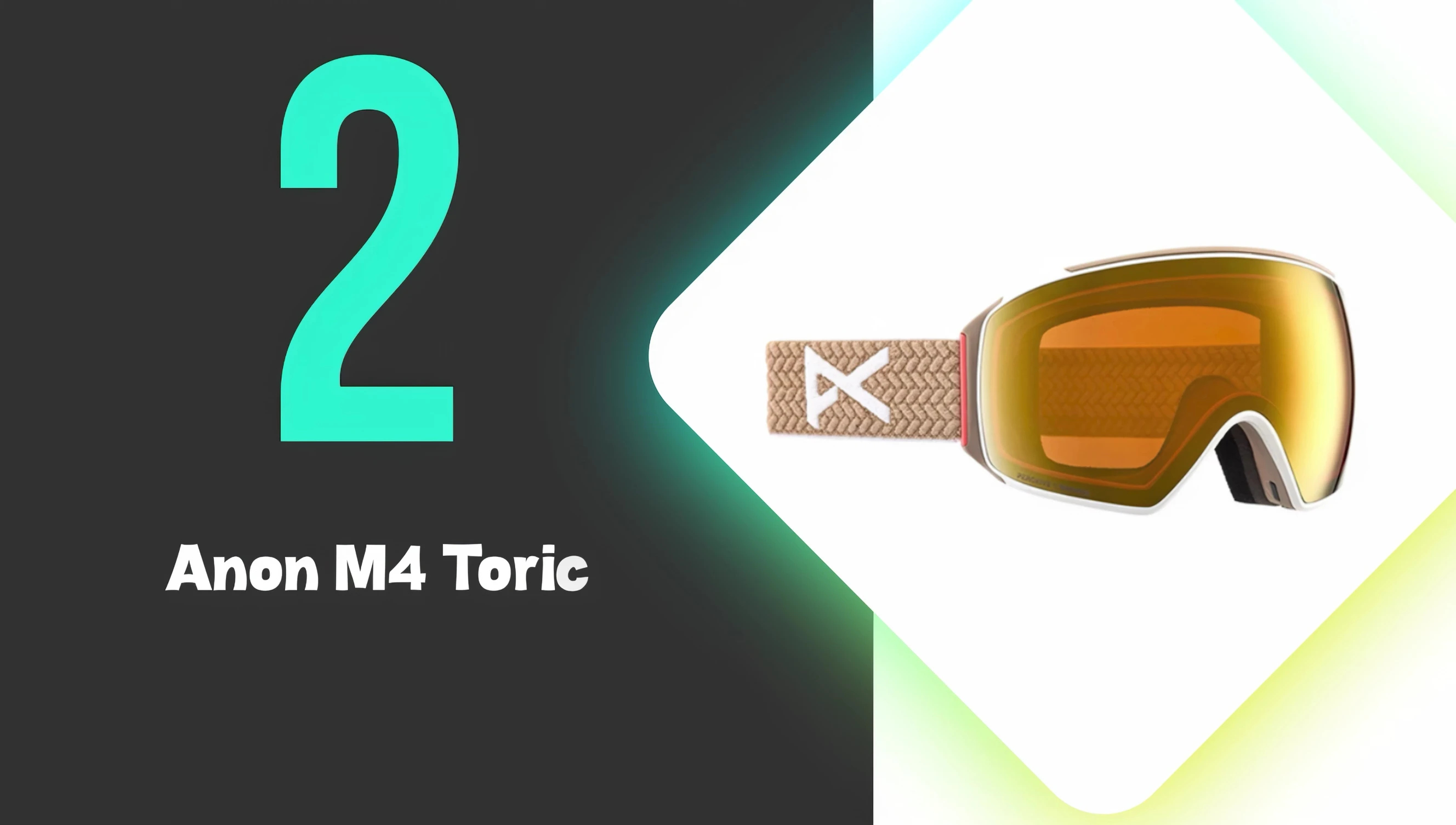 Anon M4 Toric ski goggles