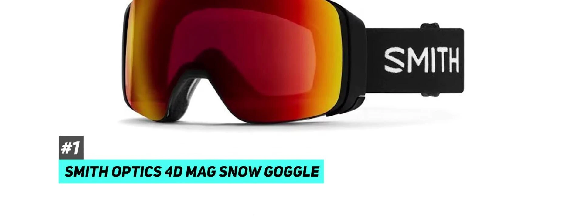 Smith Optics 4D Mag Snow Goggles close-up