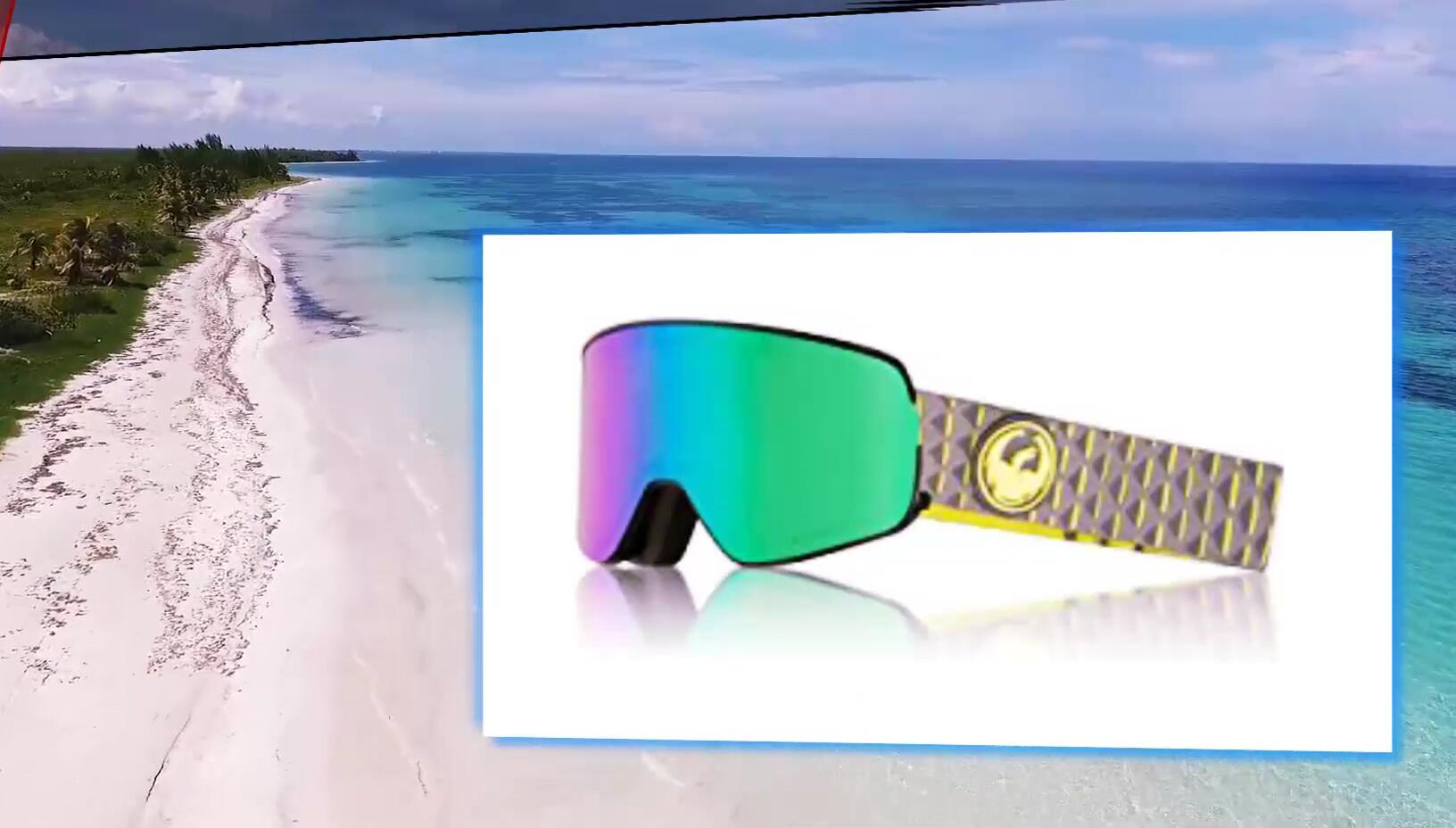 Dragon X2 Goggles case and lenses
