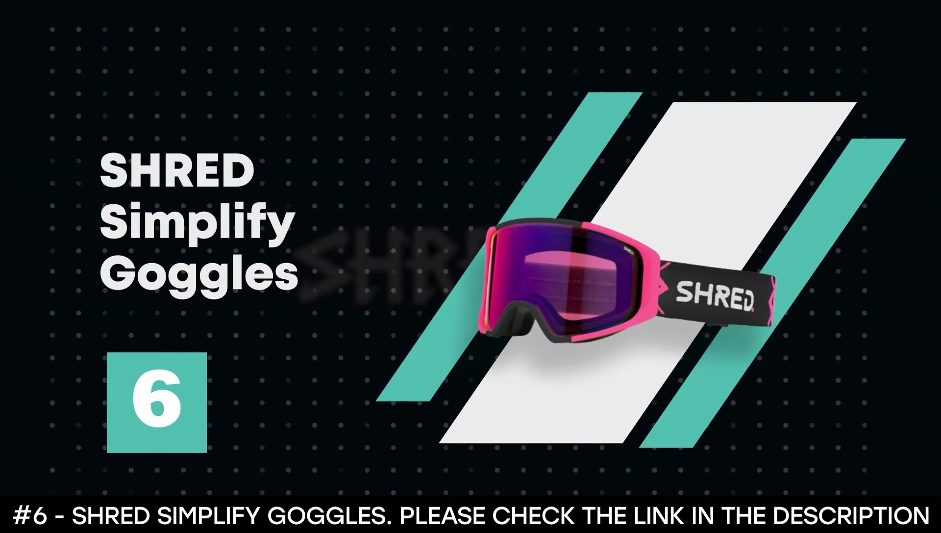Image of Shred Simplify Goggles