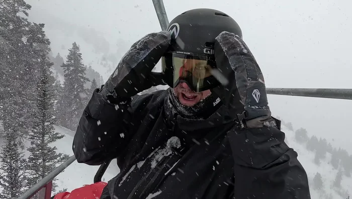 Ensure a snug fit between your goggles and helmet to prevent snow from entering.