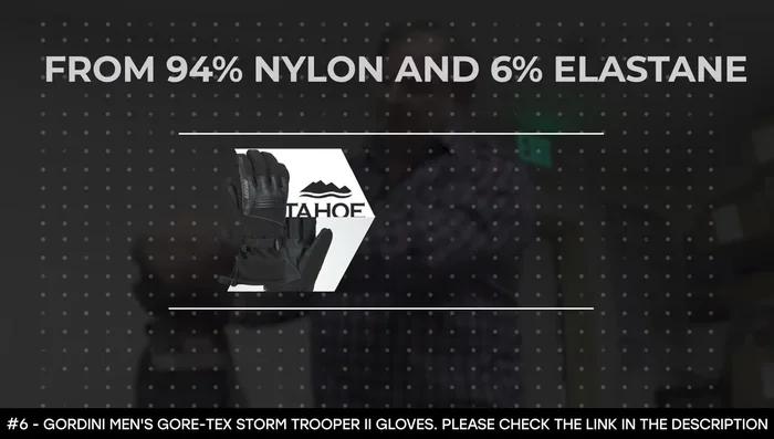 Review of Gordini's Men's Gore-Tex Stormtrooper 2 Gloves (Number 6): Waterproof, windproof, breathable, warm even when wet. Features zippered hand warmer pocket.