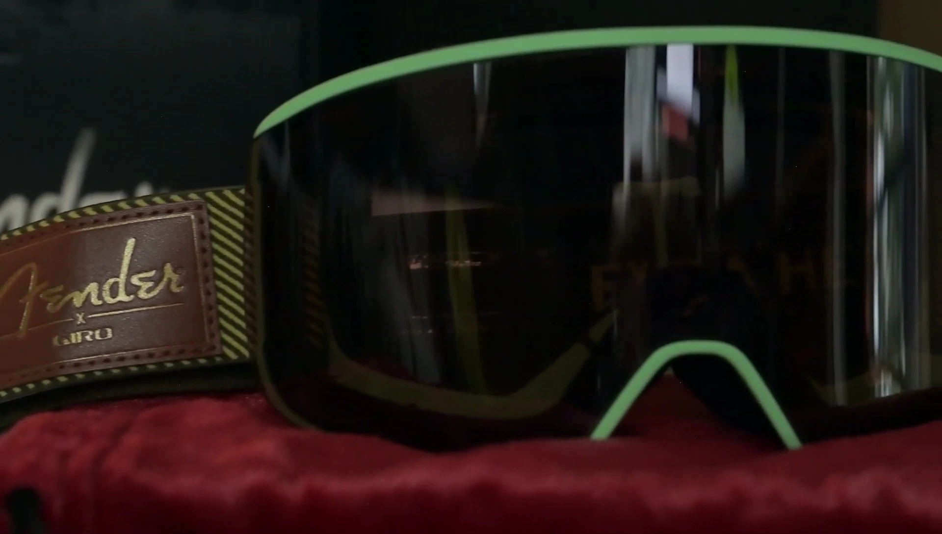 The Giro Axis x Fender collab goggles.
