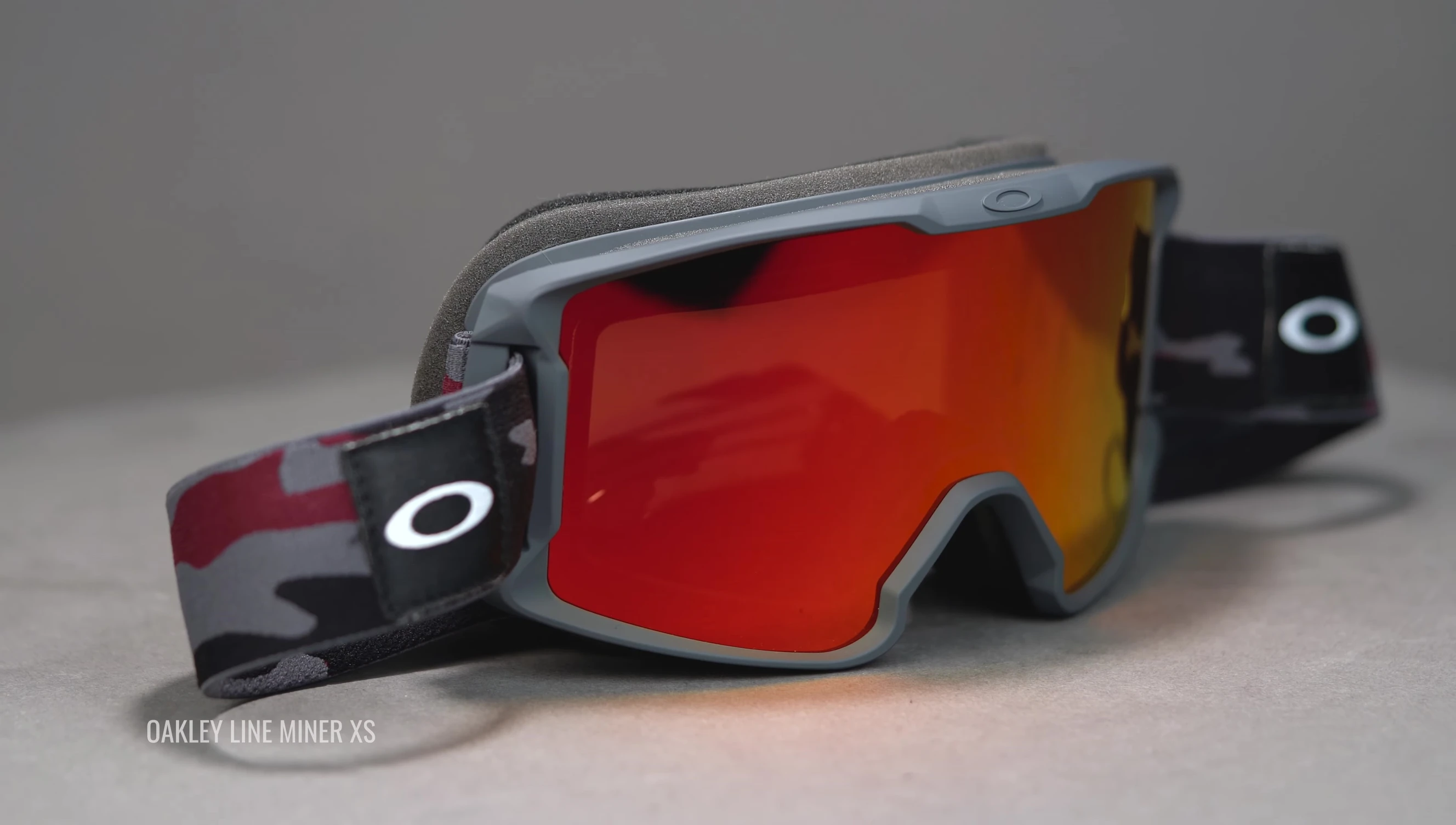 Person wearing Oakley Line Miner goggles showing peripheral vision