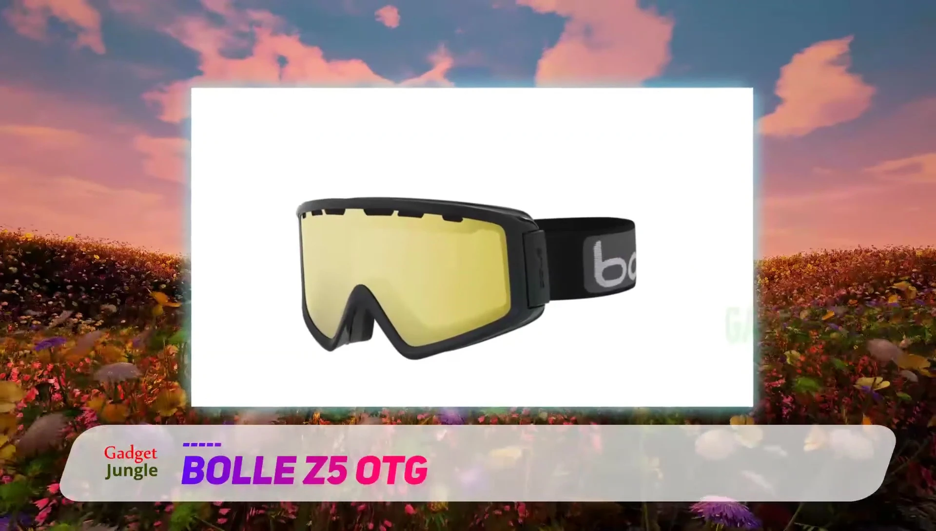 Person wearing the goggles showcasing the fit.
