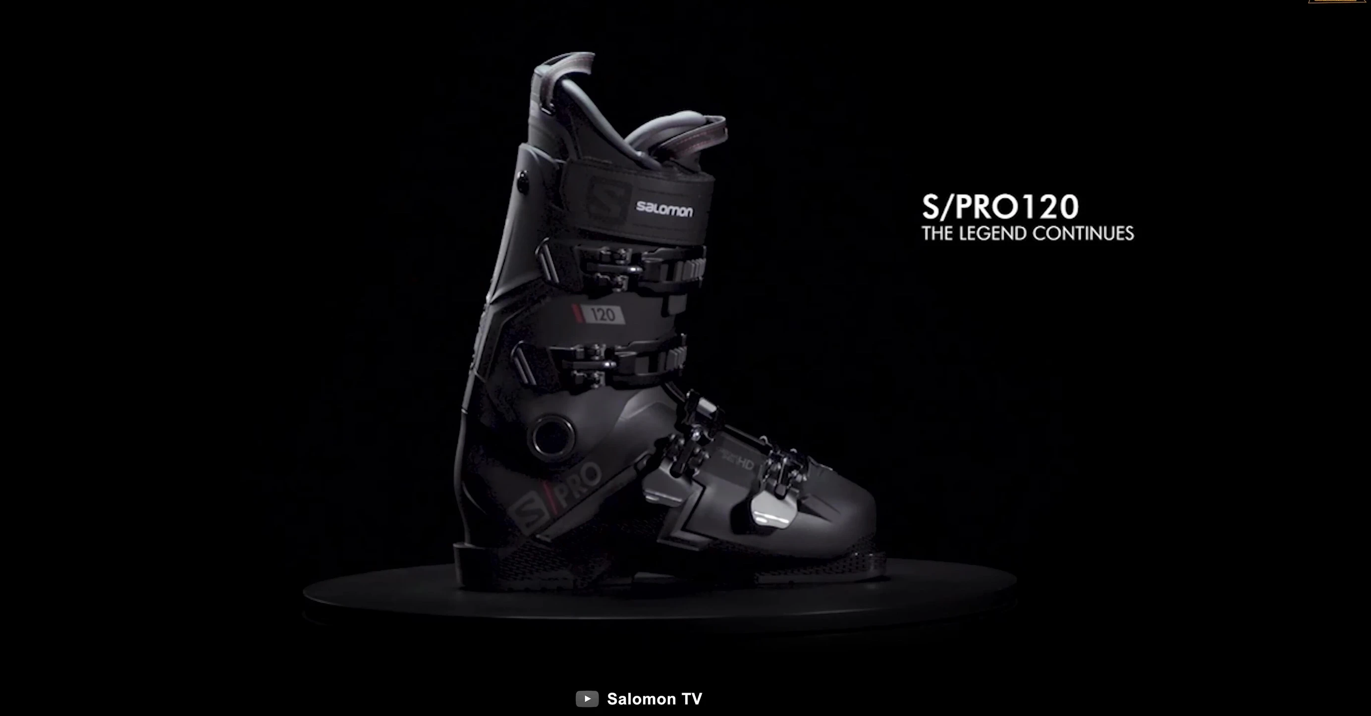 The Salomon S/Pro 120 ski boot showcased