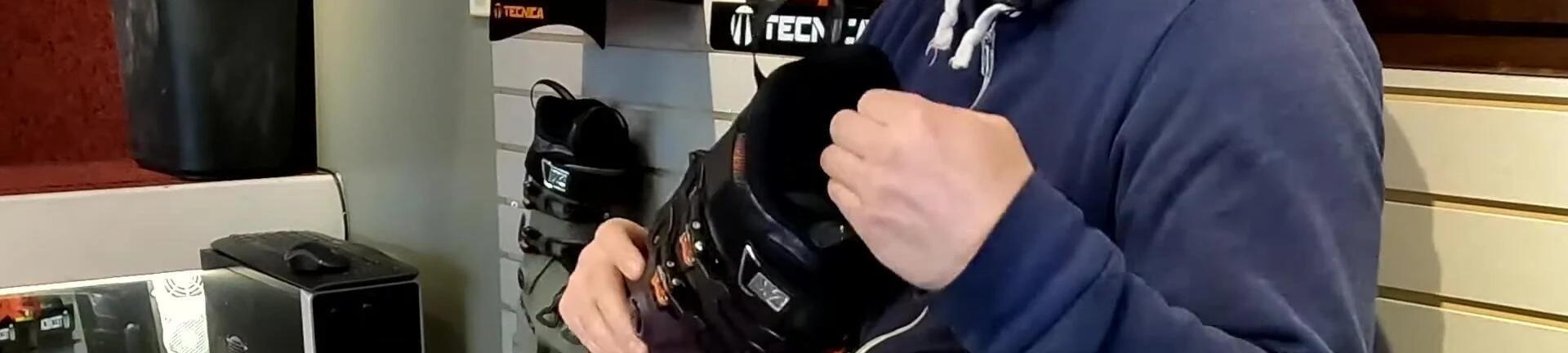 Close-up of the T-Ride locking mechanism.