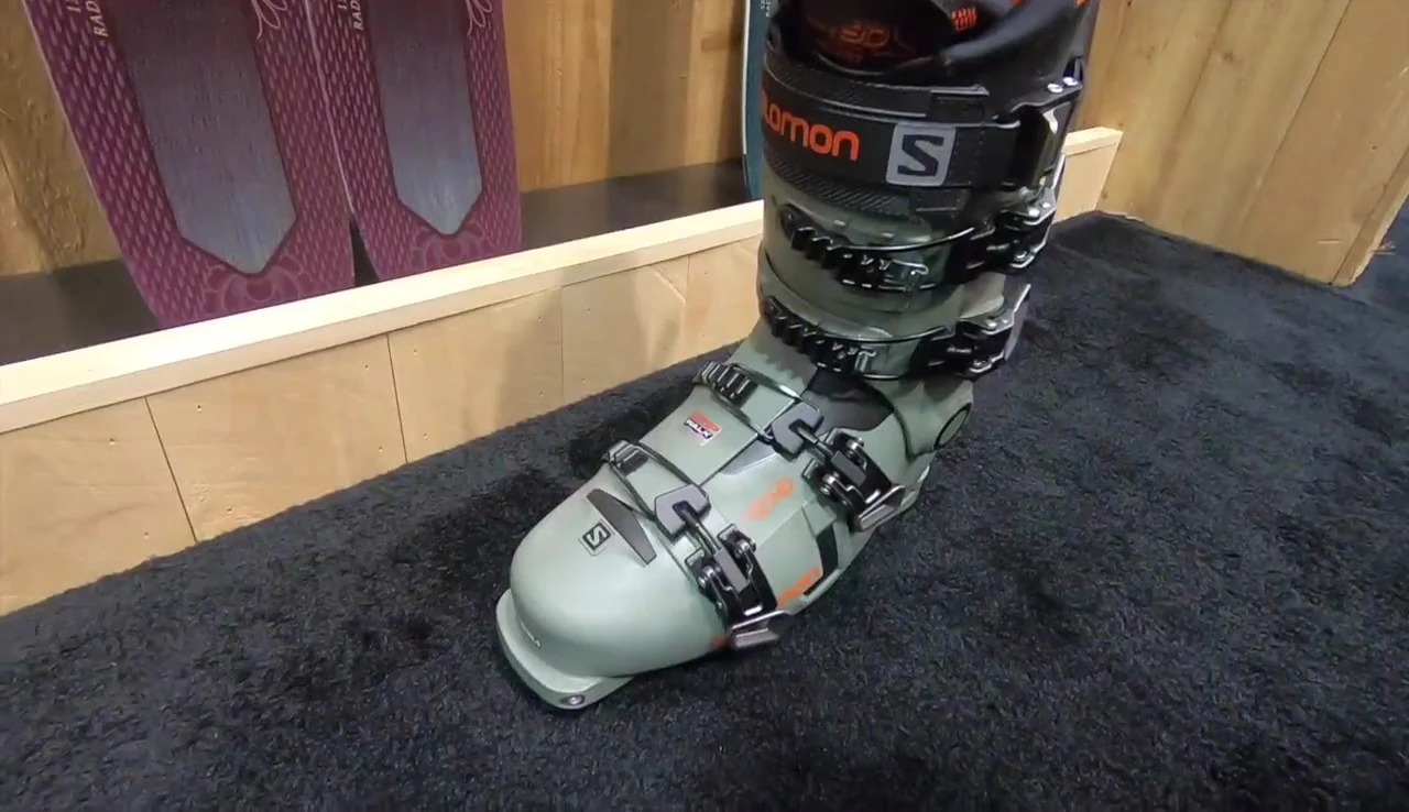 Cody Johnson showcasing the boot's features, such as buckles and range of motion