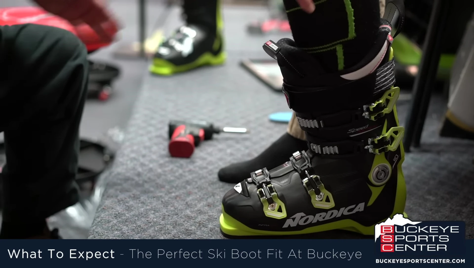 Final check after adjusting the boot