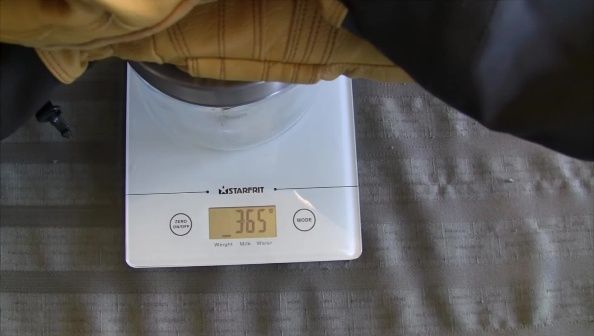 Weighing the Black Diamond gloves