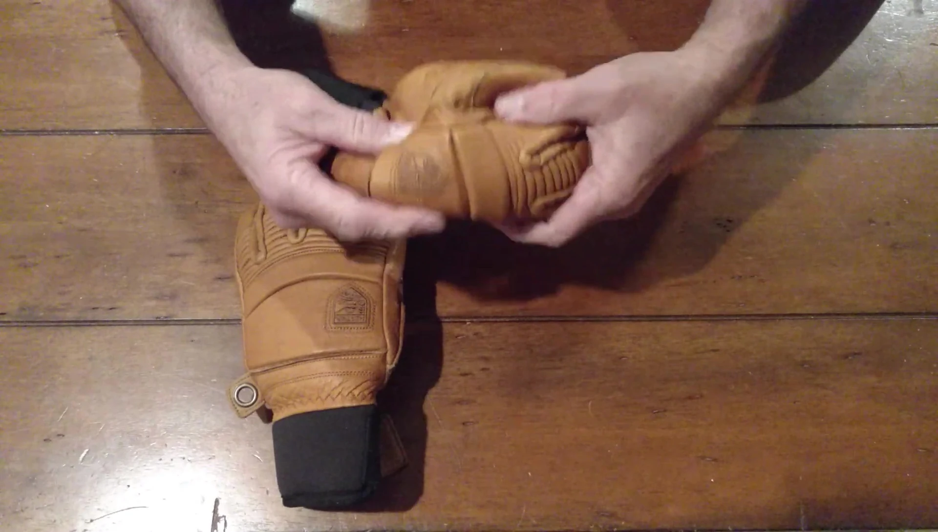Close-up highlighting the soft and supple leather