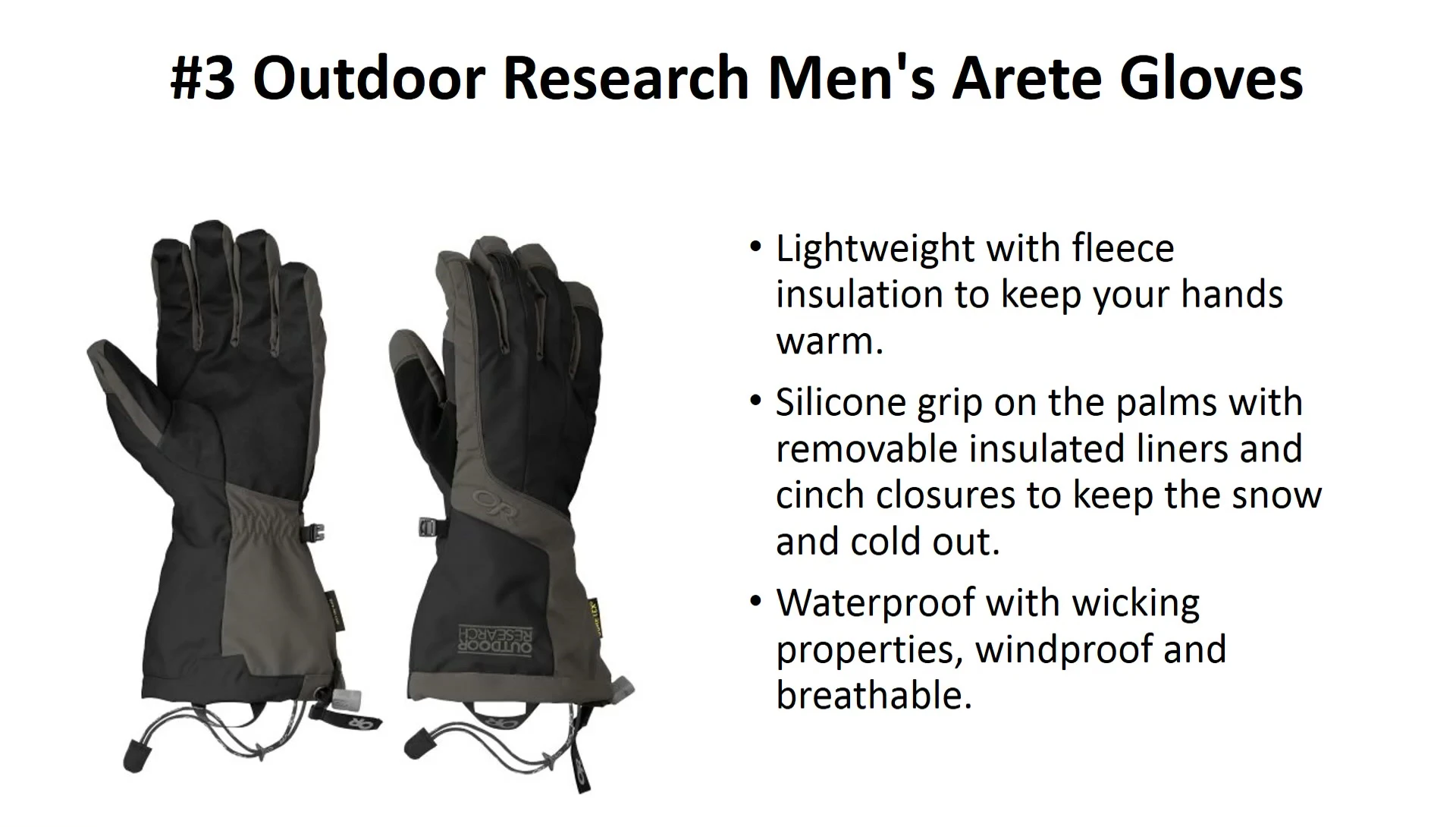Image of the Outdoor Research Men's Urethane Gloves.