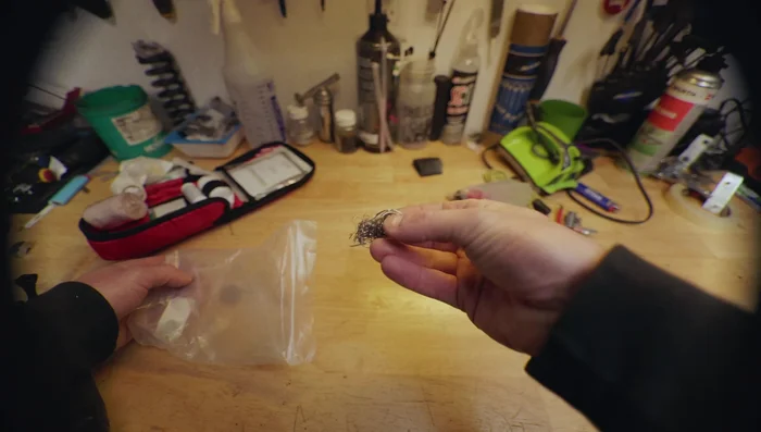 Pack steel wool for added friction in binding screw holes and bailing wire for additional repairs.