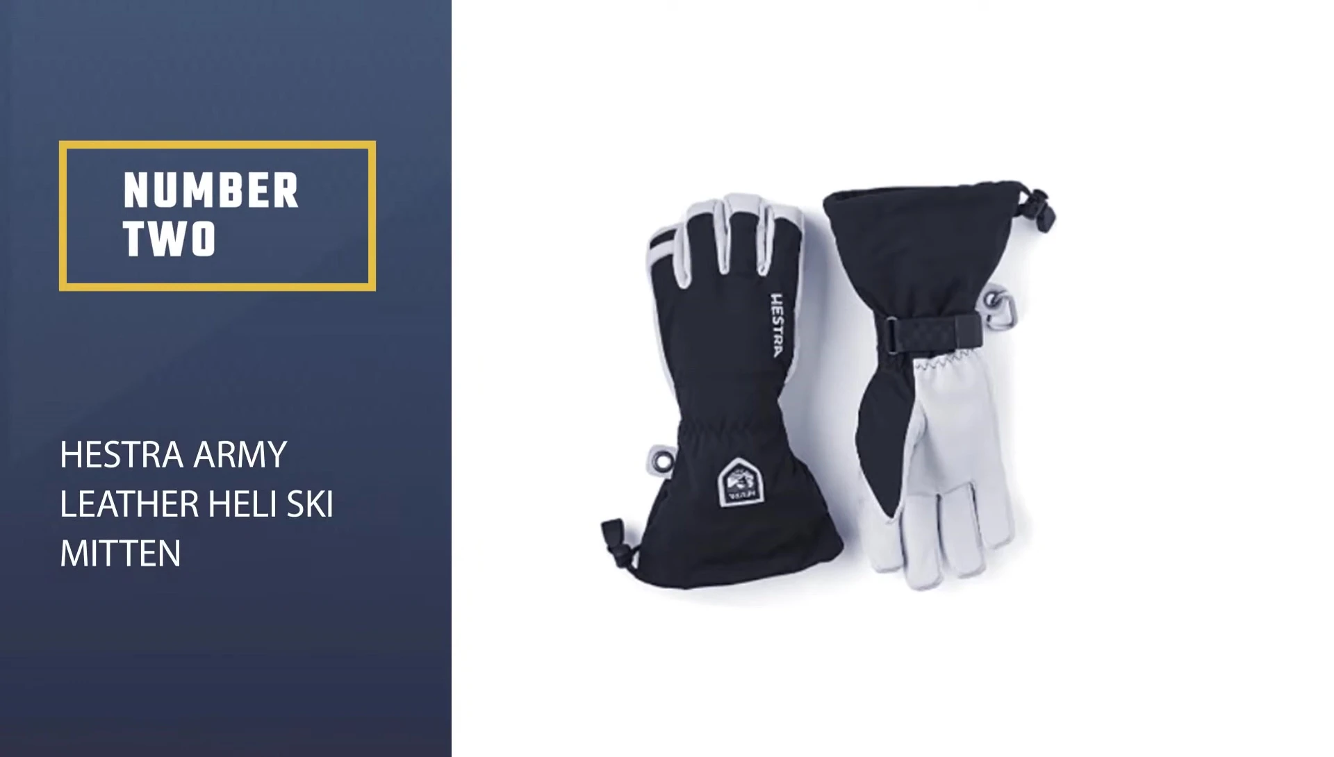 Hestra Army Leather Heli Ski Mittens displayed