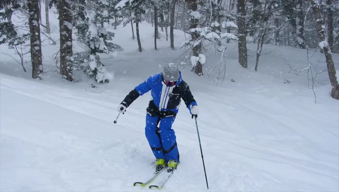 Combining Pole Swing with Leg Flexion: Don't just swing your poles; combine the swing with bending your legs and edging to get the pole tip to touch the snow. Maintain a firm grip on the poles throughout the swing.