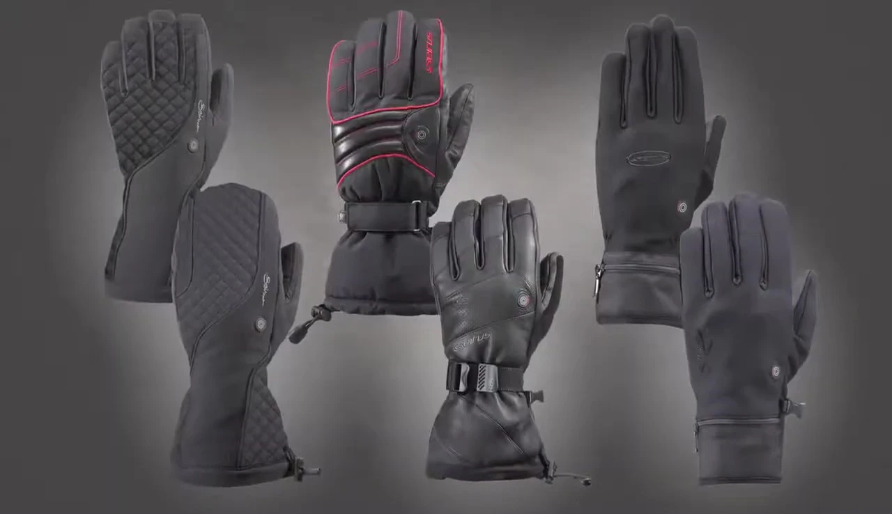 Close-up view of the form-fitting design of the glove