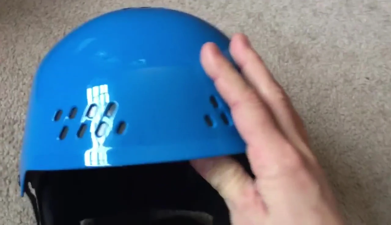 Close-up of the front vents and sliding tabs