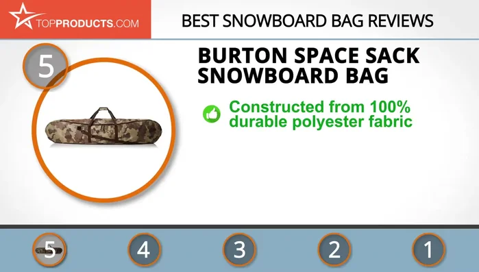 Review of Burton Space Sack Snowboard Bag (Budget-friendly option)