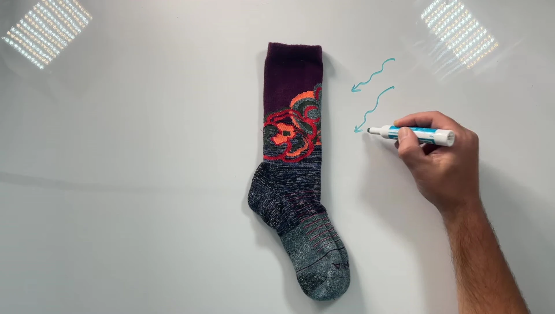 Image showing the irregular shape of Merino wool fibers