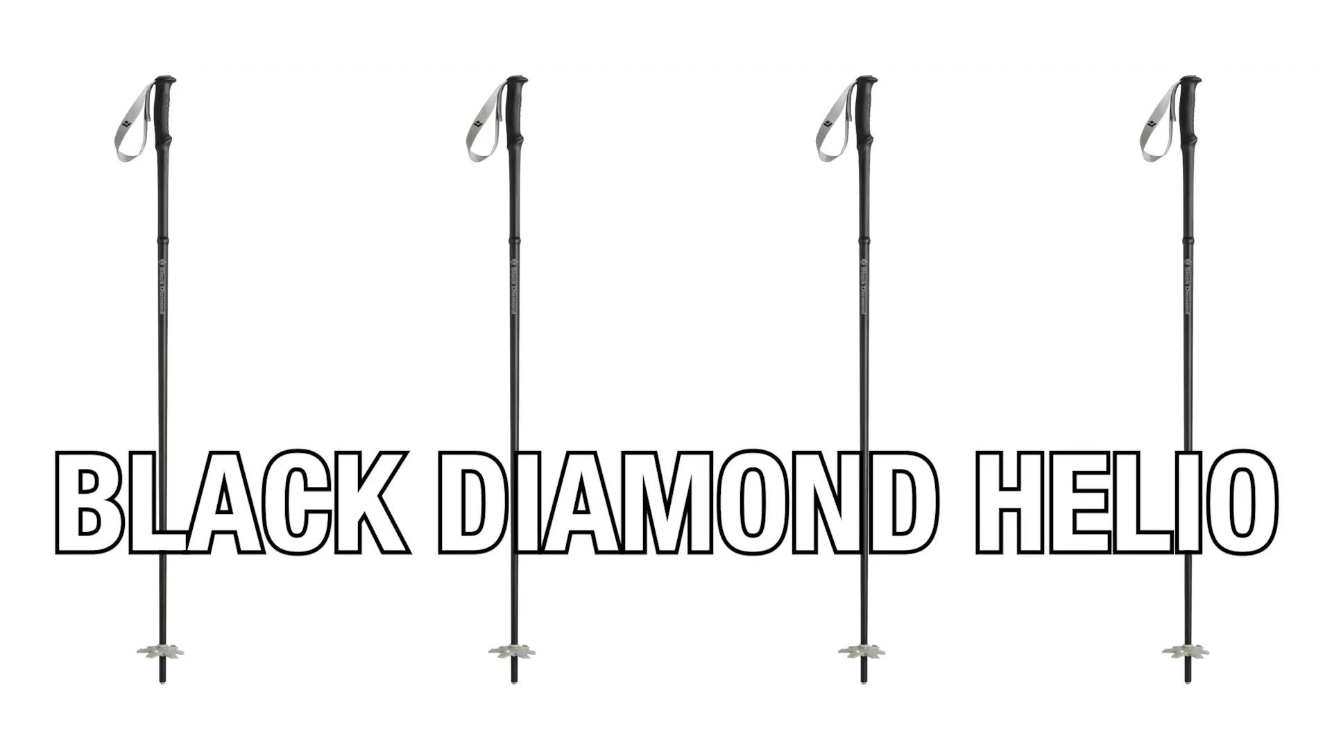 Close-up of the Black Diamond Helio pole
