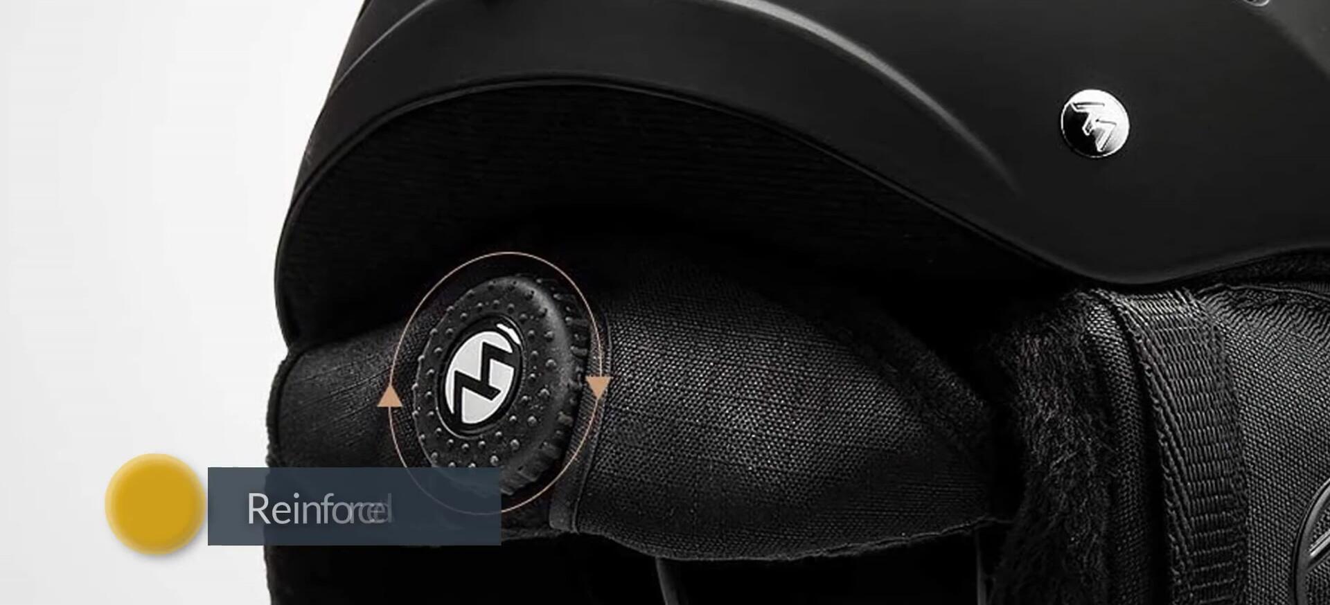Close-up highlighting the vents of the Outdoor Master Kelvin helmet