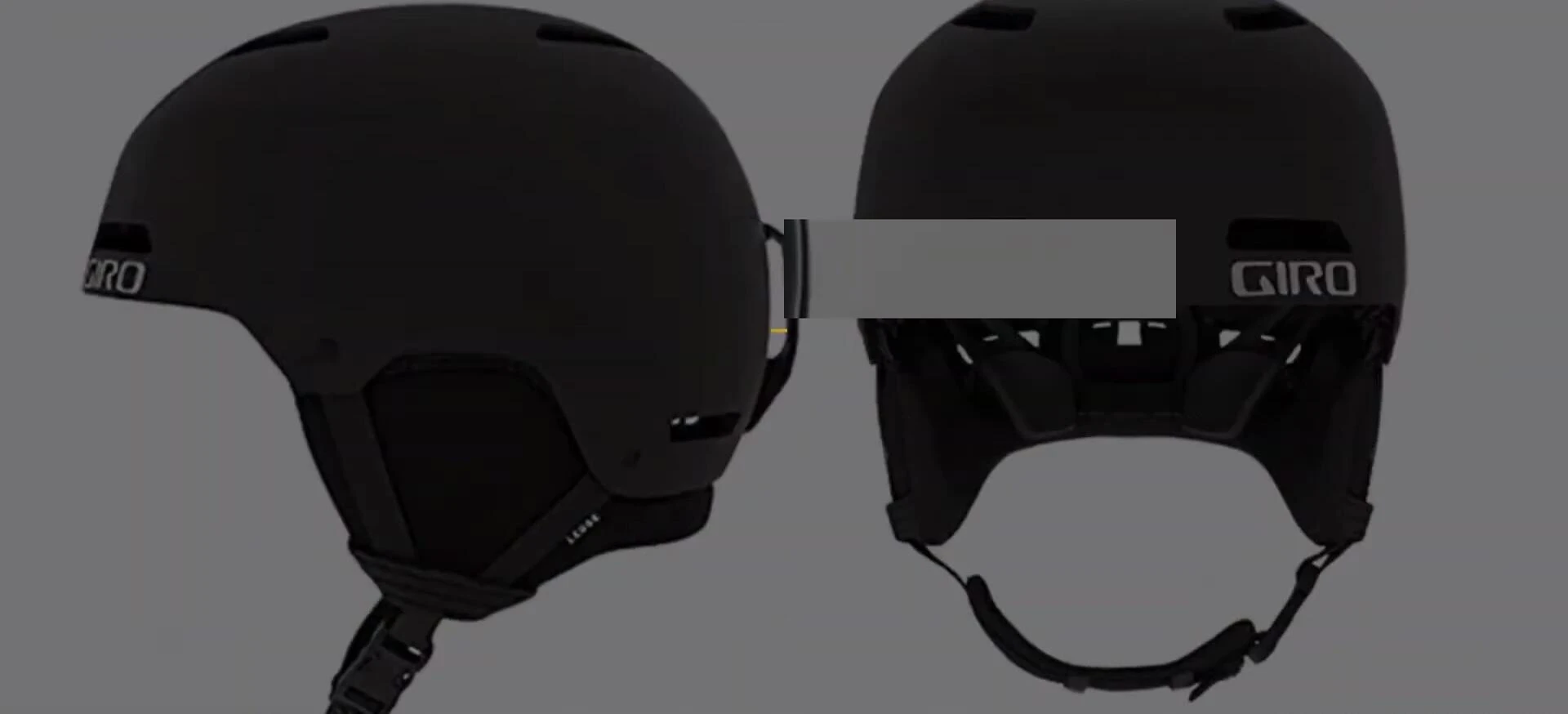 Gyro Ledge Snow Helmet displayed