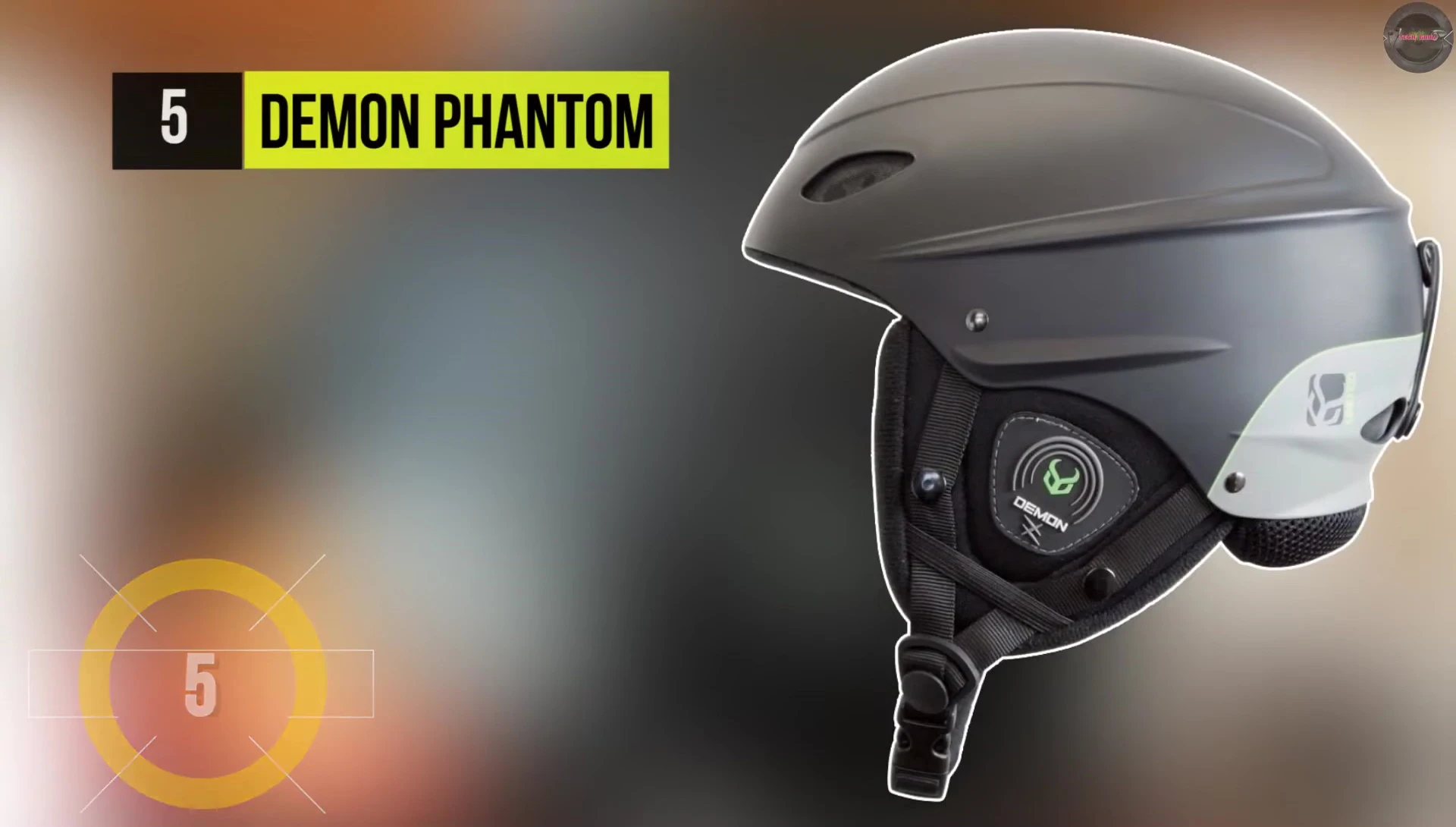 Demon Phantom helmet with face mask