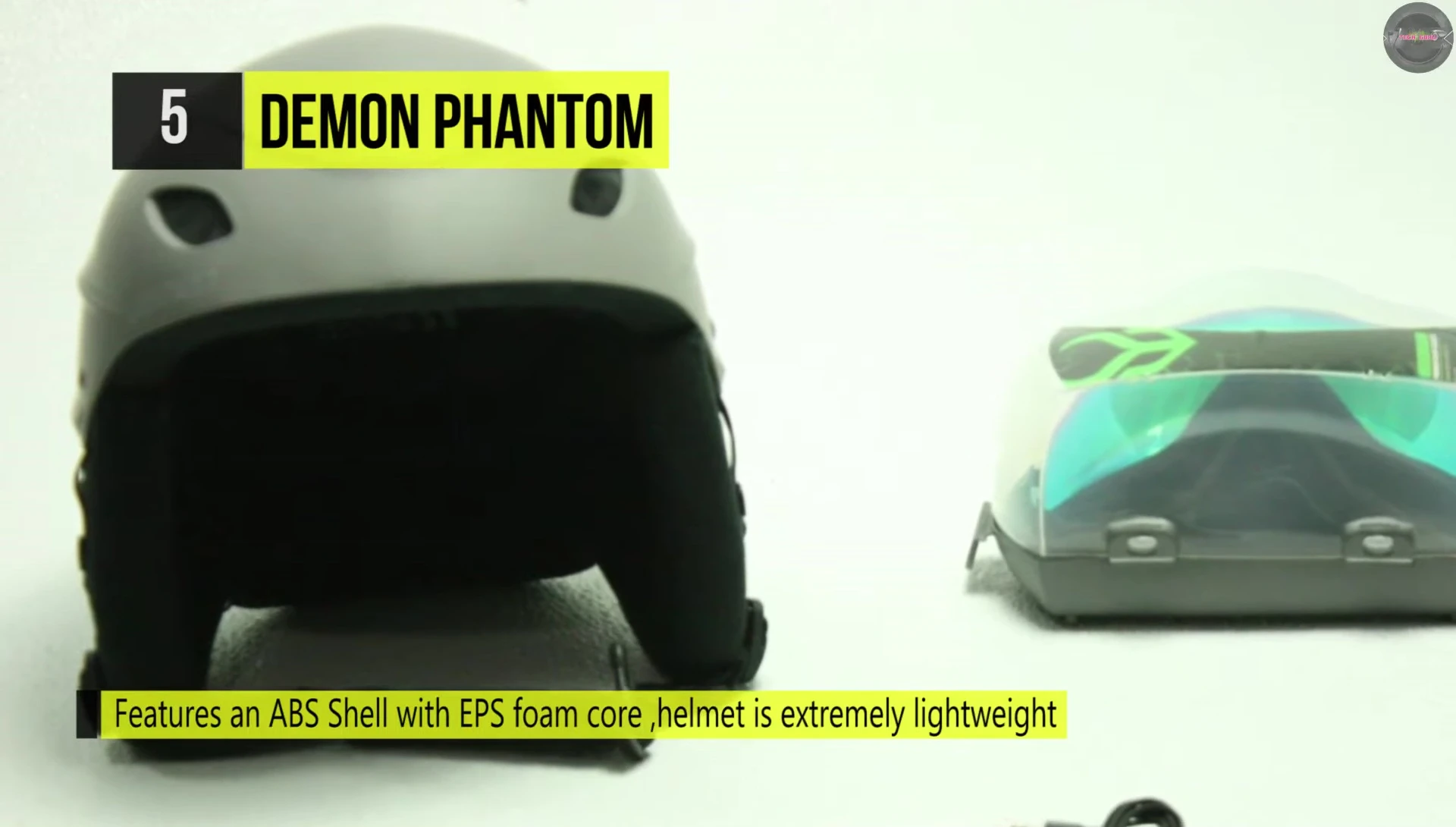 Demon Viper goggles and helmet shown together