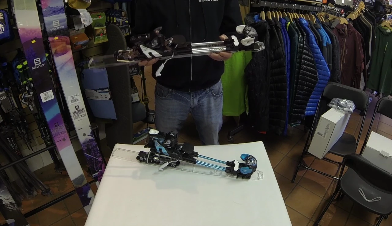 Visual depiction of the binding's backcountry usage