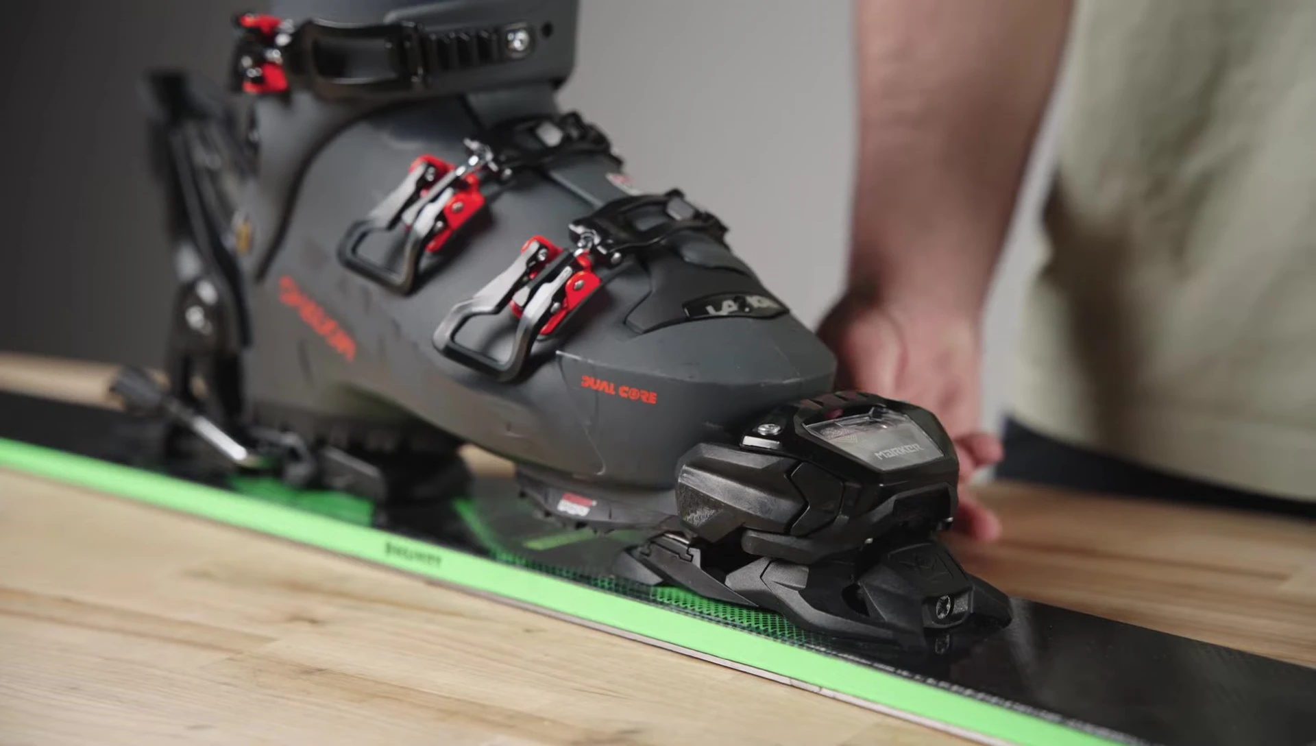 Test strip showing proper contact and friction between the boot and AFD.