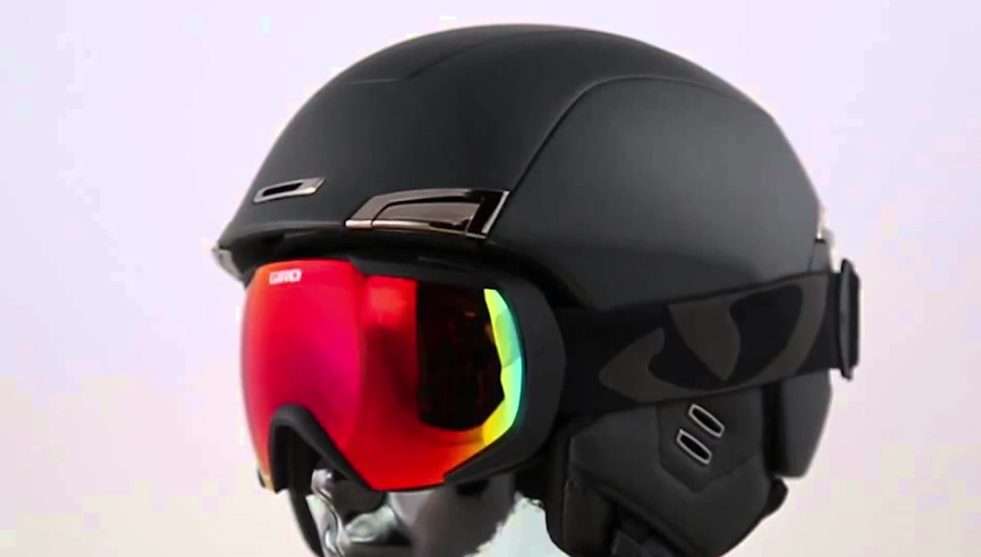 A shot of the Gyro 9 helmet highlighting its in-mold construction.