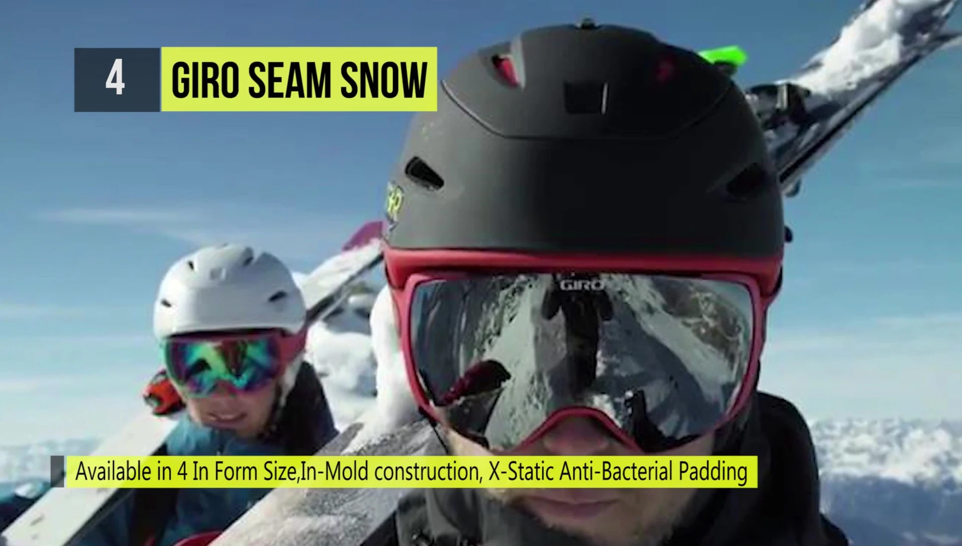 Image emphasizing the Gyro Seam helmet's audio system compatibility.