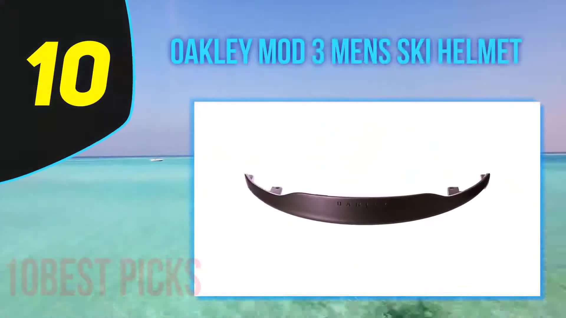 Oakley Mod 3 helmet showcasing its sleek design