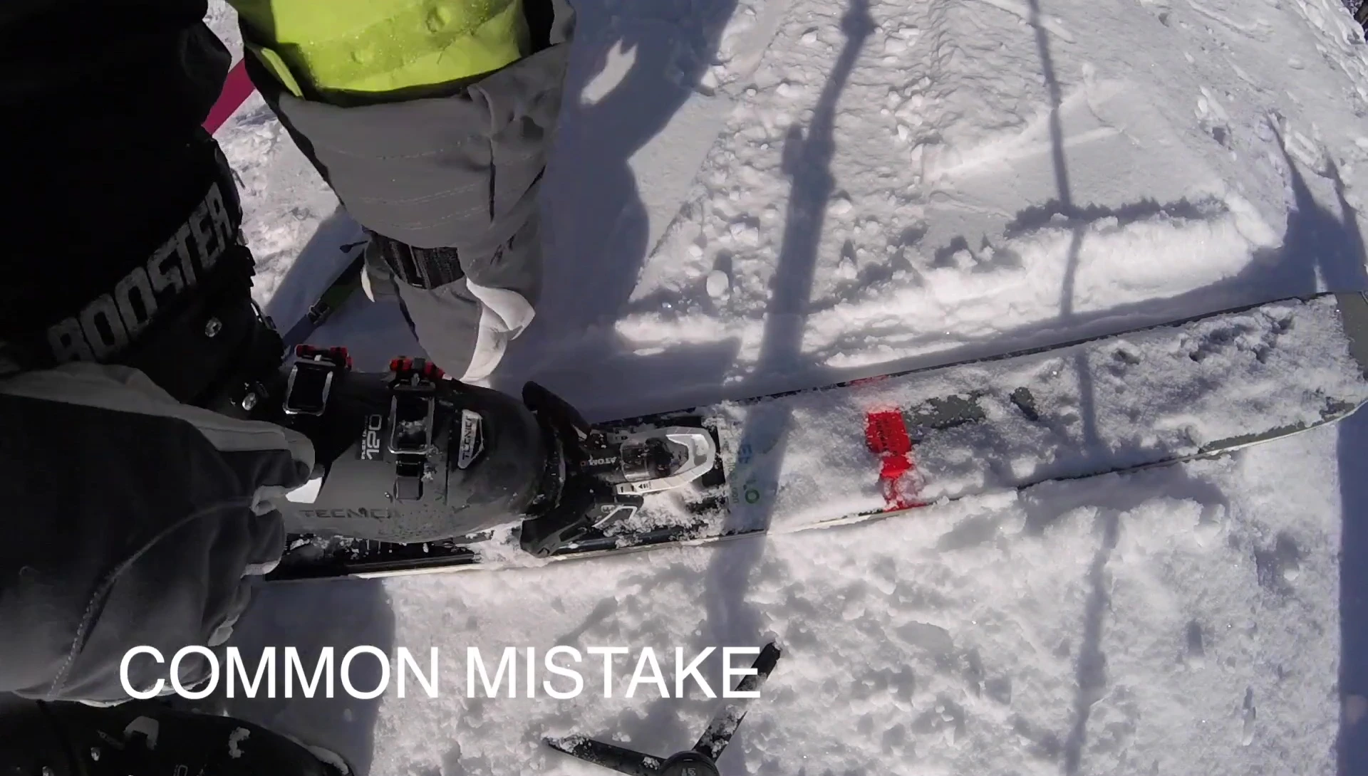 Illustrating a common mistake of incorrect uphill mode engagement.