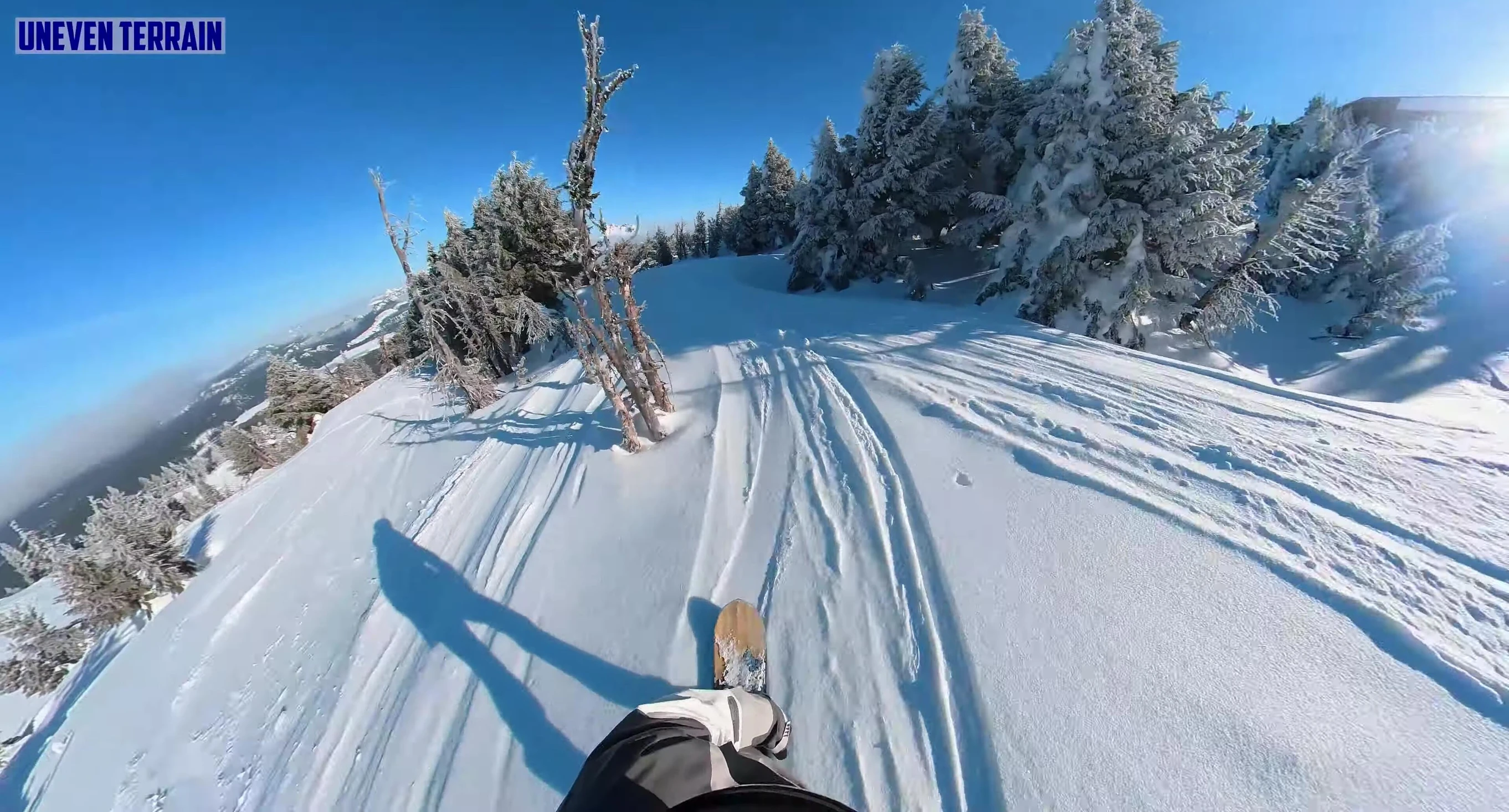 Rossignol XV navigating uneven terrain