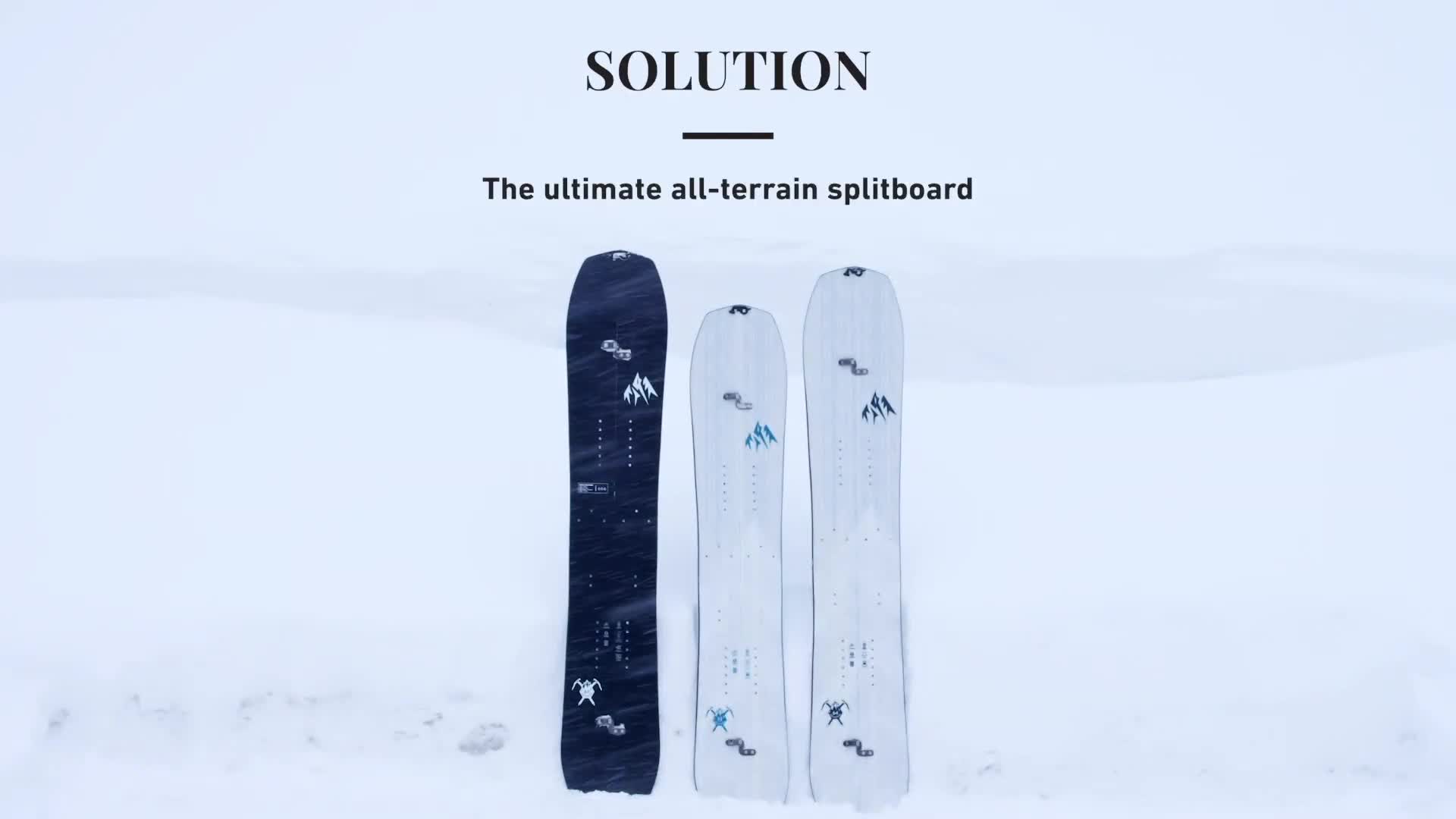 The Jones Solution snowboard graphic