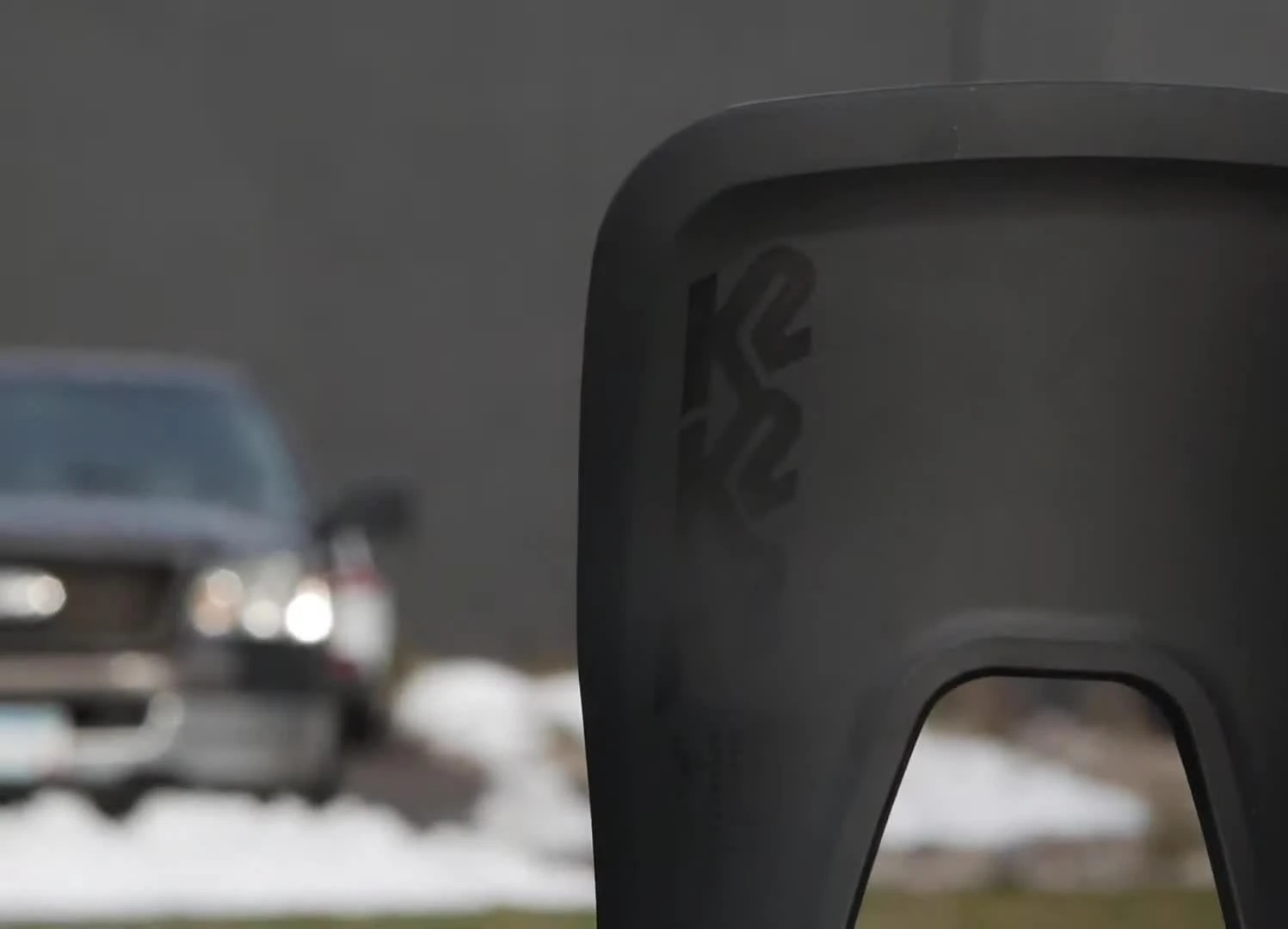 Close-up shot showcasing the durable materials used in the construction of the K2 Clicker X system.