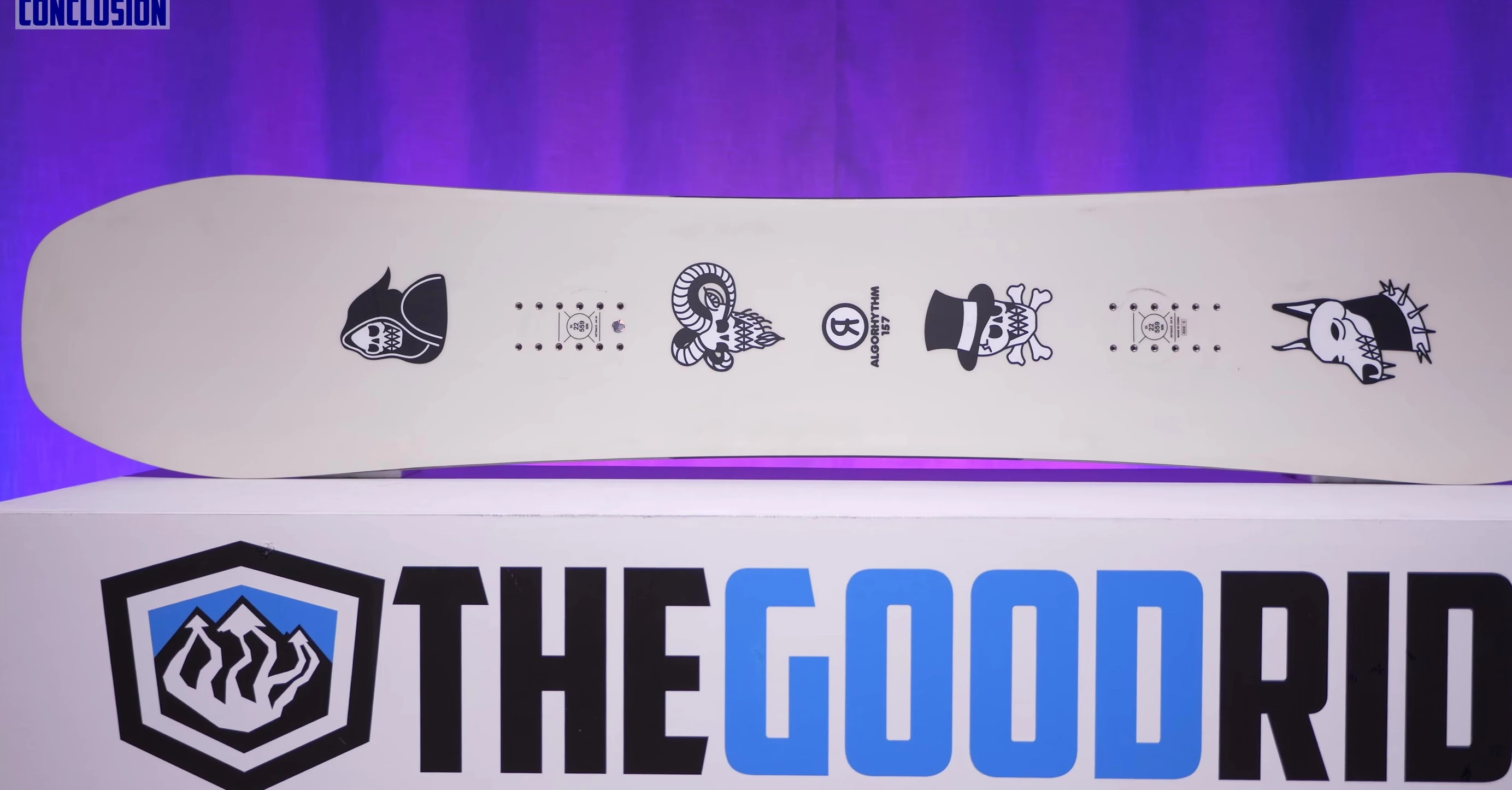 Final comparison shot showcasing all three snowboards