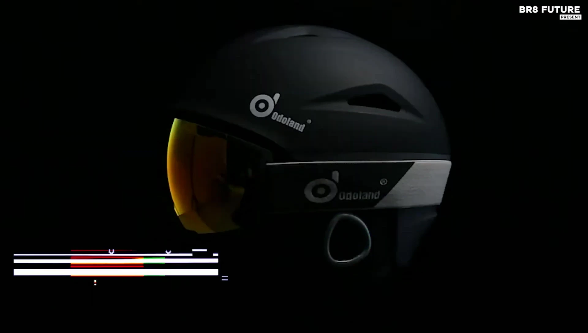 The Ottolin helmet and goggle set shown together.