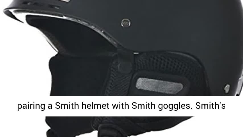 Shot showing the helmet being worn during winter activities.
