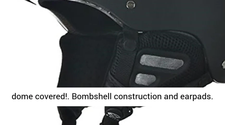 Shot showcasing the helmet's ventilation system.