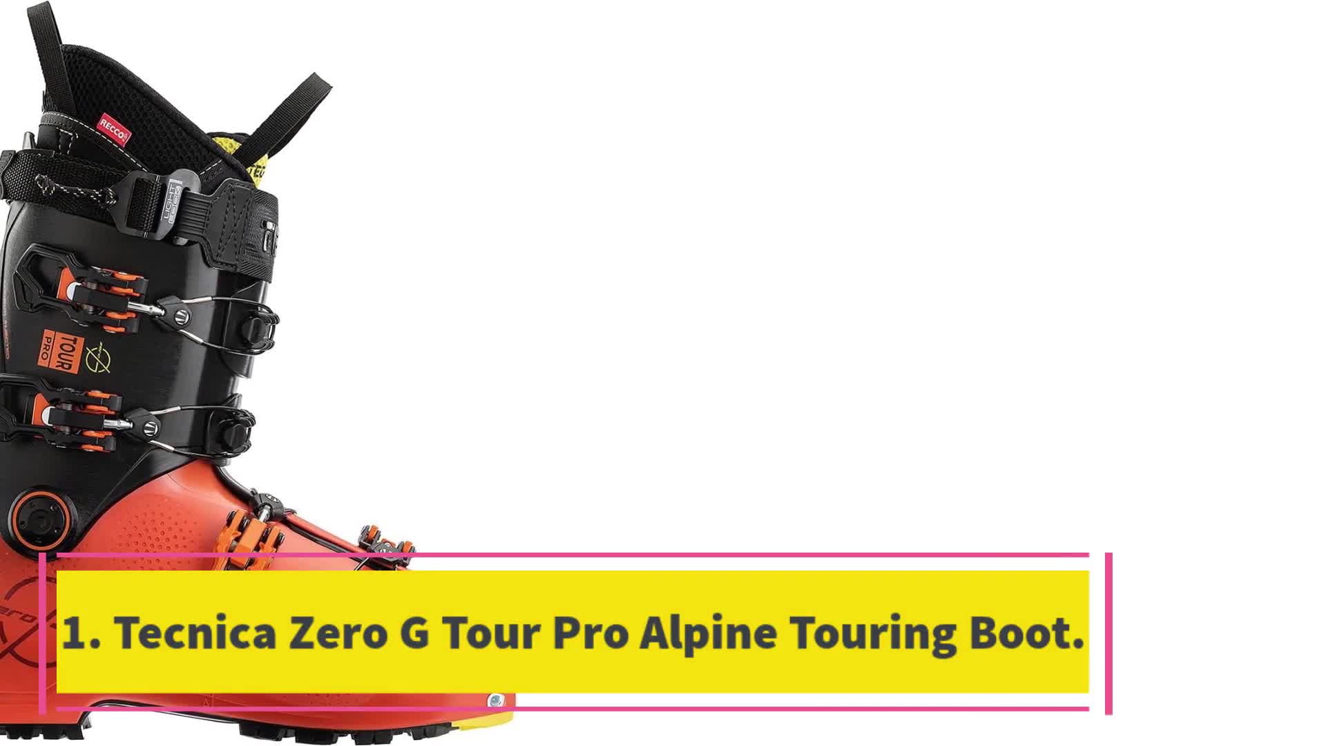 Close-up shot of the Technica Zer G Tour Pro boot