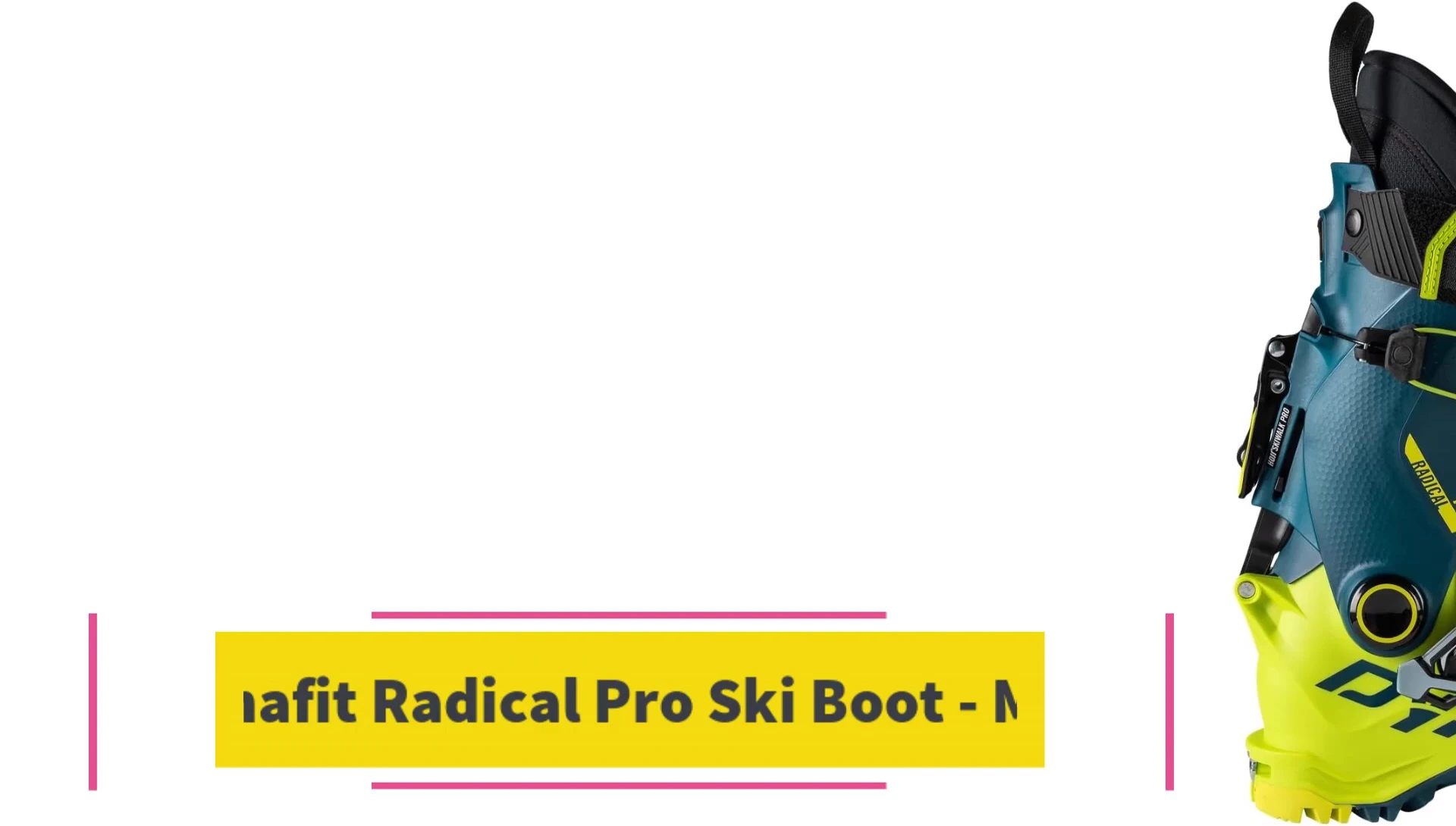 Shot of the Dofit Radical Pro boot